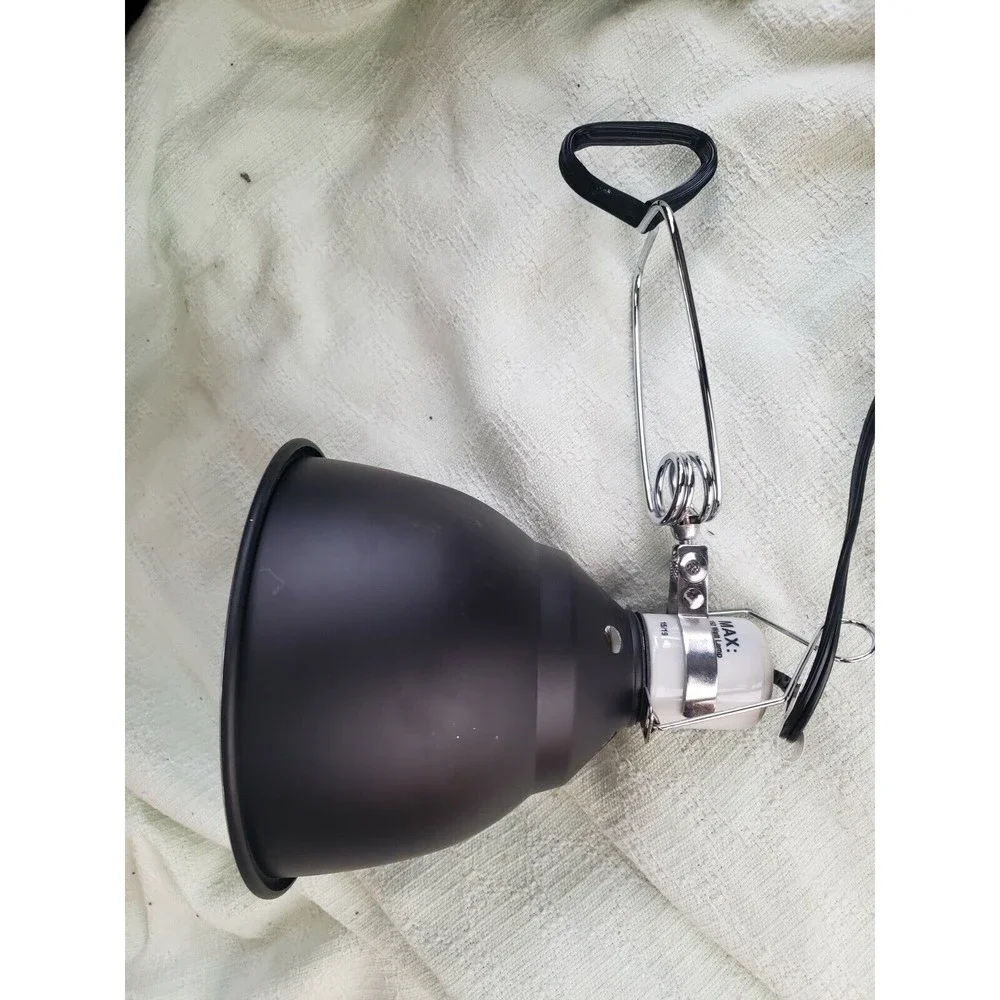 EUC Exo Terra PORTABLE Reptile Aluminum Dome LAMP Exo-Terra Swivel